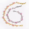 16 Colors Sparkling Leaf Cubic Zirconia Branch Gold Silver Color CZ Crystal Bracelet Women Wedding Jewelry Gift - Image 5