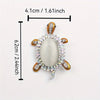Cute Women Kids Turtle Transparent Rhinestone Brooches Pins Classic Shiny Boutique Decoration Animal Badges Corsage - Image 8