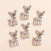 10pcs Alloy Christmas Charms Christmas Deer Reindeer Pendants for Bracelet Necklace Xmas Party Jewelry Gifts - Image 4