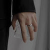 Mobius Wave Ring Silver Color Alloy Open Ring For Women Simple Retro Men Jewelry Accessories - Image 3