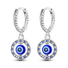 Silver Color Earrings Blue Zircon Stars Moon Irregularity Earrings For Woman Birthday Jewelry Gifts - Image 23