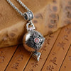 Vintage Round Big Locket Pendant Necklace for Women Men Jewelry Necklace Nice Gift - Image 9