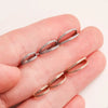 Double-Line Cartilage Clicker Hoop with Clear Cubic Zirconia - Image 3
