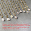 Y-Shaped Stainless Steel Necklace Gold Color Jewelry Rectangle Link Chain Choker Freshwater Pearl Pendant Necklace - Image 5