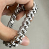 1pcs Punk Rock Stainless Steel Biker Mens Bracelet Link Chain Motorcycle Bike Bicycle Chain Bracelets Bangles Jewelry - Image 5
