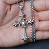 European And American Personality Retro Gothic Cross Necklace For Men And Women Street Hip-Hop Trendsetters Versatile Pe - Image 1