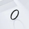 Titanium Steel Pyramid Grid Pinky Ring Matte Finish Geometric Jewelry Adjustable Stackable Commute Accessories Everyday Wear - Image 2