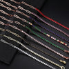 Paper Clip Chain Tennis Bracelet for Women Colorful 2.5mm Zircon Charm Bracelet Hand Chain Y2K Accessories Gift Jewelry - Image 4