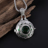 Vintage Round Big Locket Pendant Necklace for Women Men Jewelry Necklace Nice Gift - Image 2