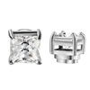 1-12 Pair Stainless Steel Magnetic Non Piercing Inlaid Cubic Zirconia Stud Earrings Clip on Hoop Earrings Set for Men Women - Image 9