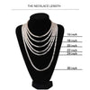 Hip Hop Jewelry Cubic Zirconia Iced Out Tennis Chain Iced Out Gold Plated Bling Necklace For Women - Image 3