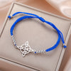 Triquetra Witch Knot Bracelet Celtics Good Luck Symbol Irish Trinity Knot Talisman Stainless Steel Couple Jewelry - Image 7