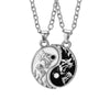 Selling Yin And Yang Stitching Alloy Two Petals Pisces Couple Pendant Necklace Jewelry Accessories Vintage Dendant - Image 12