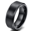 8mm Matte Finish Simple Classic Men Rings Blue Black Rose Gold Color Stainless Steel Jewelry - Image 7