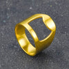 Titanium Stainless Steel Creative Bottle Opener Ring Jewelry For Unisex Punk Simple Party Bar Gift - Image 5