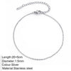 Stainless Steel Delicate Anklet for Women Gold Color Chain Anklet Bracelets on The Leg Do Not Fade Anklet Jewelry Women - Image 26