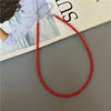 Tiny Colorful Seed Bead Choker Necklace - Image 26