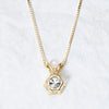 – Necklace Sparkling Solitaire Lab-Grown Diamond Pendant Necklaces for Women Daily Jewelry - Image 5