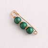 Pearl Brooch Clip with Floral and Colorful Stone Options - Image 7