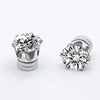 1 Pairs Magnetic Stainless Steel Earring Studs Set Hip Hop Street Style Synthetic Zircon Non-Piercing Clip-On Earrings Jewelry - Image 10