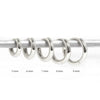 Multi-Sized Glossy Piercing Cartilage Silver Hoop Earrings for Women Round Huggie Nose Ring Earings Jewelry - Image 1