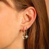 Minimalist Crystal Zirconia Stars Moon Huggie Hoop Earrings For Women Stainless Steel Circle Earrings Punk Rock Jewelry - Image 3