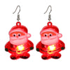 LED Earrings Glowing Light Up Earrings Santa Claus Reindeer Snowman Christmas Tree Dangle with Lights For Party Women - Image 5
