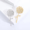 Stainless Steel Dandelion Brooches for Women Plant Pins Casual Party Accessories Gifts Friends - Image 4