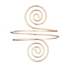 Coil Upper Arm Cuff Open Arm Band Bracelet for Women Greek Goddess-Filigree Swirl Boho-Armlet Bangle Costume Jewelry M6CD - Image 11