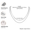Multilayer Blade Twist Chain Choker Necklace for Women,Double Layer Stainless Steel Necklace, Jewelry Gift - Image 6