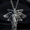 Vintage Gothic Skull Jesus Cross Pendant Necklace Catholic Jewelry for Men Punk Religious Amulet Necklace - Image 48