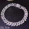Hip Hop Iced Out Prong Cuban Link Chain Anklet For Women Gold Silver Color Prong Rhombus Cuban Anklets Bracelet Jewelry - Image 10