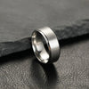 Charm Jewelry Ring for Men Women Stainless Steel Black Rings Wedding Engagement Matte Male Accessory - Image 9