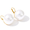 18 18cm Simulated Pearls Round Big Exaggerated Hoop Earrings for Women Korean-Style Chic Retro Jewelry - Image 8