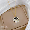 Over 30 Styles Bear Necklace Titanium Steel Zircon Micro Inlaid Copper Pendant Collarbone Chain Souvenir Gift - Image 17