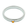 Stainless Steel Retro Elasticity Thick Metal Polish Bracelet Gold Plated Unisex Jewelry Men Women - Image 20