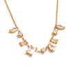White Colorful Delicate Bling Cubic Zirconia Pendant Necklace Stainless Steel Jewelry Gift - Image 8