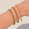 Classic Snake Chain Bracelets for Women Stainless Steel Cuban Chain Bracelet Woman Gifts Jewelry - Image 54
