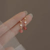 Silver Color Inlaid Zircon Clover Tassel Earrings For Women Delicate Chain Pendant Earring Party Jewelry Accessories Gifts - Image 12