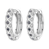 Openwork Leaf Pattern Hoop Earrings with Sculpted Detail - Image 33