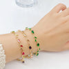 Charm Crystal Leaf Vine Flower Rhinestone Bracelet Necklace Jewelry Sets for Women Girl Party Wedding Jewelry Gift - Image 5