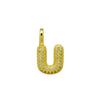 Stainless Steel Gold Plated 26 Letters Name Necklace Zircon Pendant Necklace - Image 21