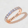 Thin Band Ring with Cubic Zirconia Details in US Sizes 5 to 12 - Image 8