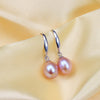 Natural Freshwater Cultured Pearl Drop Earrings for Women Silver Earrings Wedding Jewelry - Image 3