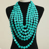 Geometric Round Wooden Beads Handmade Beaded MultiLayer Long Necklaces For Women Vacation Party Jewelry - Image 7