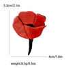 Resin Rose Flower Brooch with Pin Back in Multiple Colors - Image 27
