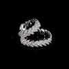 Delicate Crystal Leaf Earcuff Non Piercing Earrings for Women 1pc Silver Color Earbone Earclip Jewelry - Image 7