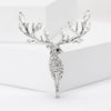 Rhinestone Longhorn Elk Brooches for Women Unisex Glass Animal Pins Banquet Party Backpack Gifts Jewelry Accessories - Image 5
