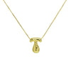 Creative A-Z Balloon Bubble Letter pendant Neckalce for Women Gold Plated Chunky Initial Necklaces Jewelry Birthday Gift - Image 13