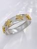 European and American Copper Zircon Hollow Hexagonal Star Heart-shaped Bangles Jewelry for Women - Image 8